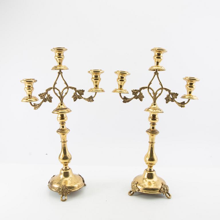 Candelabras a pair circa 1900.