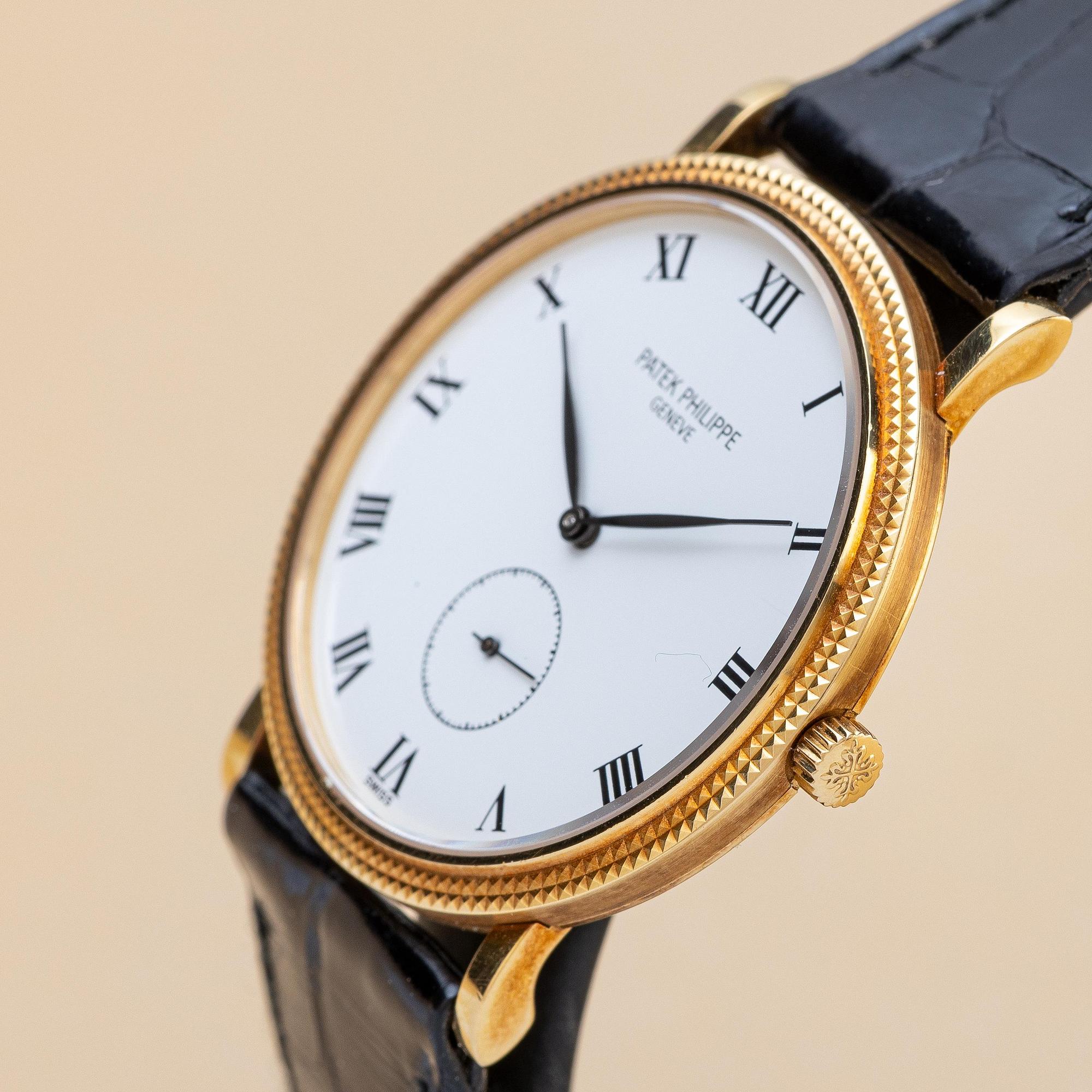 Patek Philippe, Calatrava, "Clous de Paris", ca 1986.