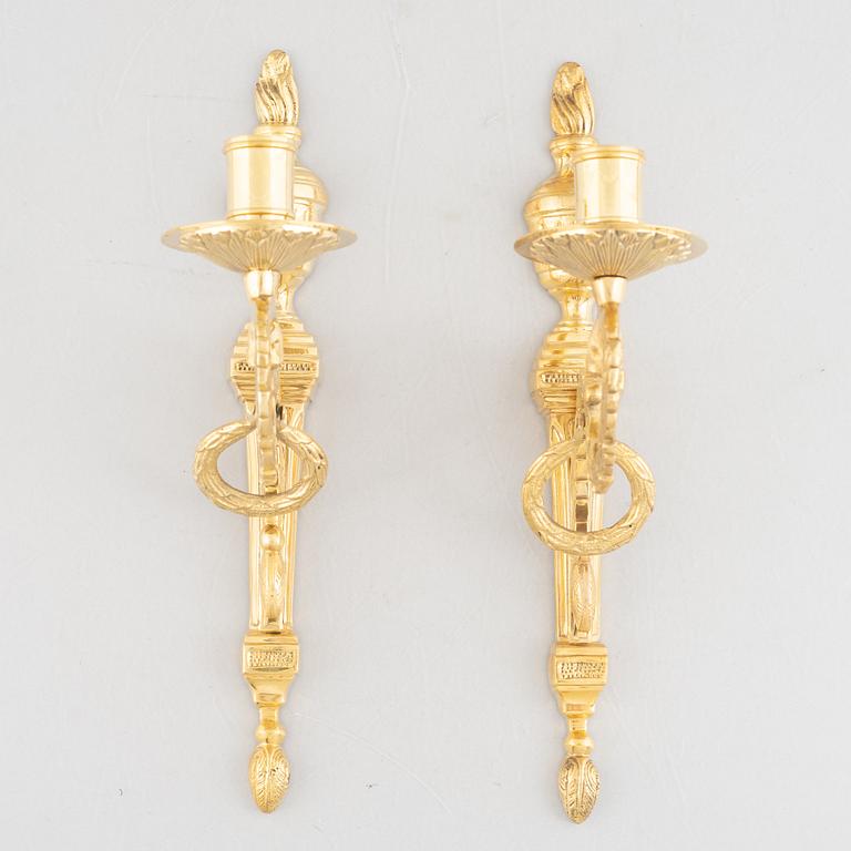 Appliquer, ett par, "Törne", ur IKEAs 1700-talsserie, 1990-tal.