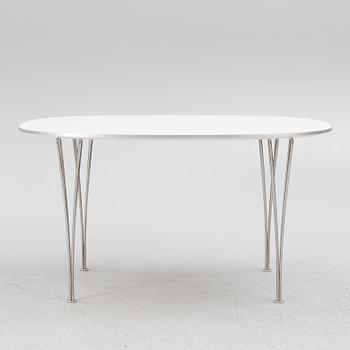 Bruno Mathsson & Piet Hein, a dining table, 'Superellipse', Fritz Hansen, Denmark, 2015.