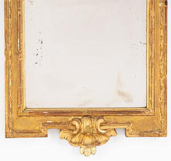 A Gustavian mirror, 1770's.