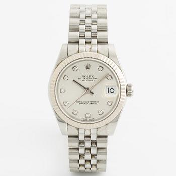 Rolex, Oyster Perpetual, Datejust 31, wristwatch, 31 mm.