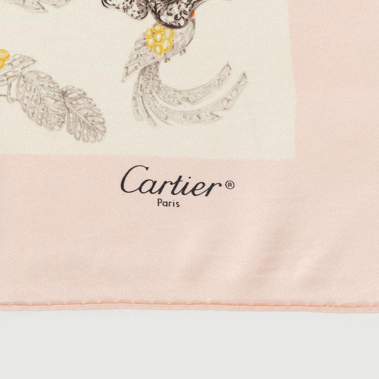 Cartier, scarf.