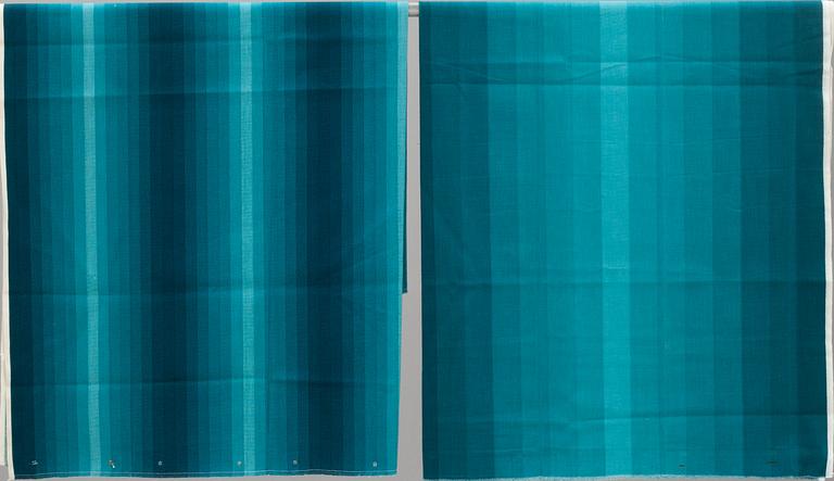 PROVBITAR, 9 st, bomullskretong, Verner Panton för Mira-X. 1970-tal.