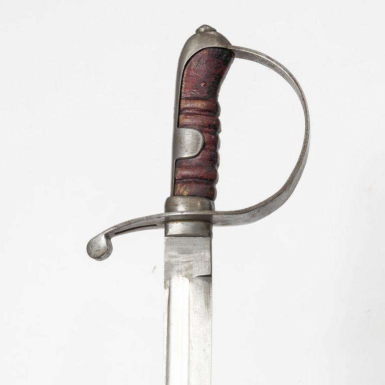 Sabel, Österrike-Ungern, 1800-tal, med balja.