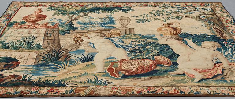 A TAPESTRY, tapestry weave, "Water" part of "The Four Elements", ca 231,5 x 252,5 cm, Flanders 17th century.