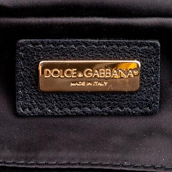 DOLCE & GABBANA, a silk and sequin eveningbag.