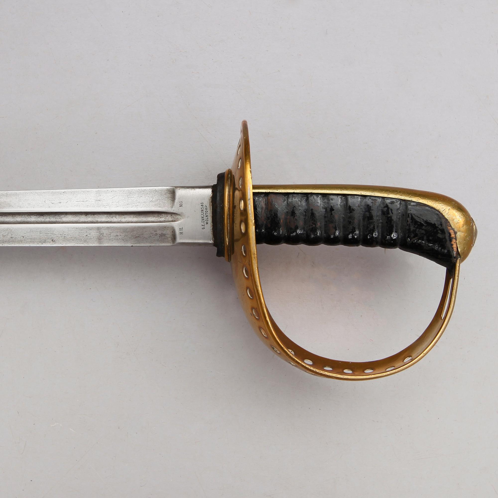 PALLASCH, m/1893 manskapsvapen för Kavalleriet.
