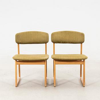Børge Mogensen, possibly chairs, 4 pieces, second half of the 20th century.