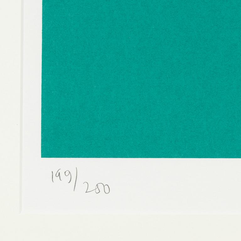 Franco Costa, silkscreen in colours, signed 199/200.