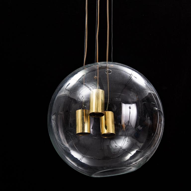 A ceiling light designed by AOS (Ahlgren, Olsson and Silow) for Axel Anell, 1960's.