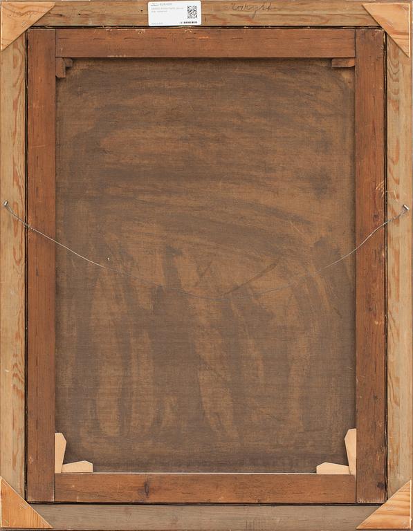 OKÄND KONSTNÄR, olja på duk, signerad.