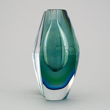 MONA MORALES-SCHILDT, glass vase, "Ventana", Kosta, ca 1960.