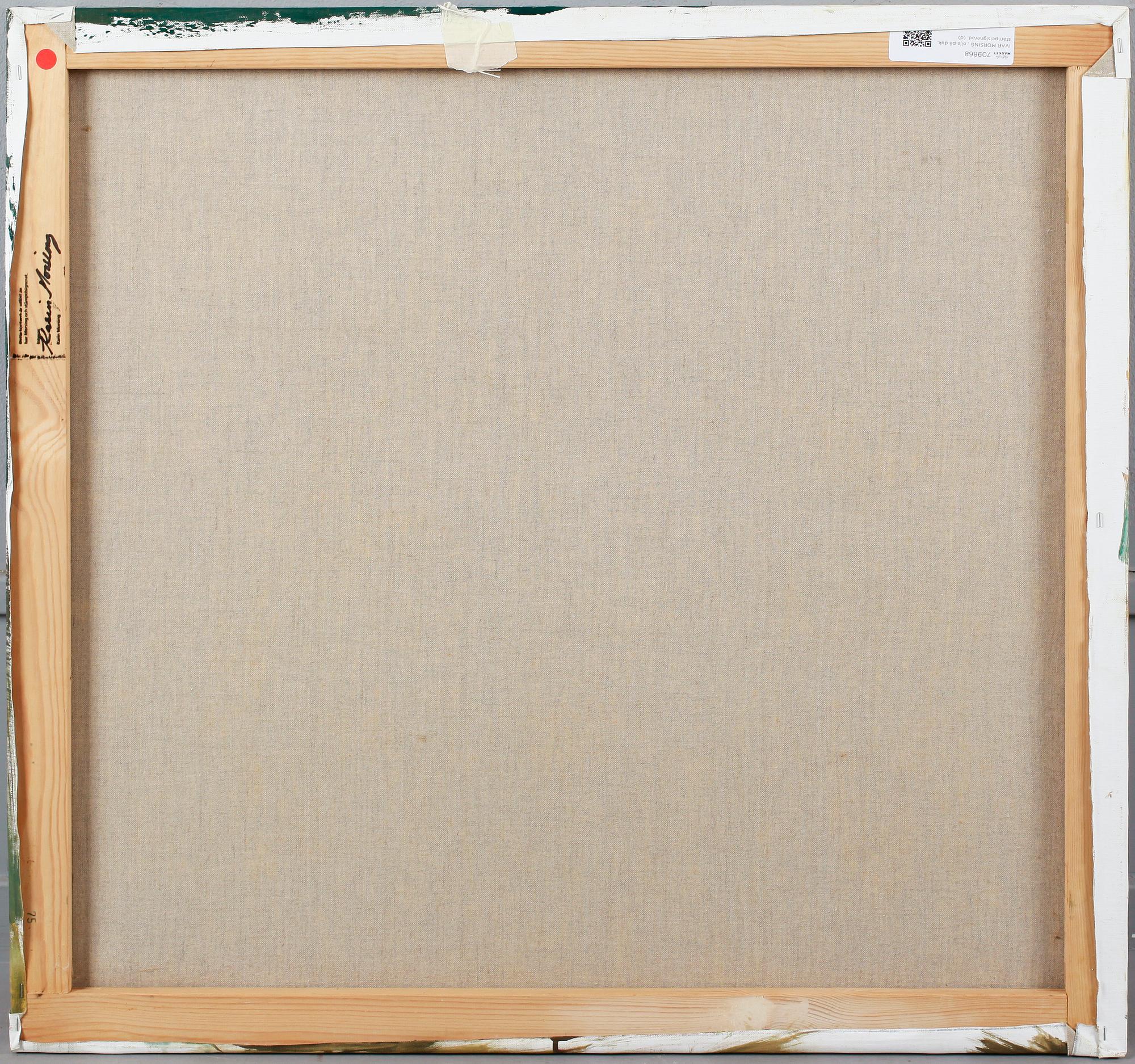 IVAR MORSING, oil on canvas, stamped signature.
