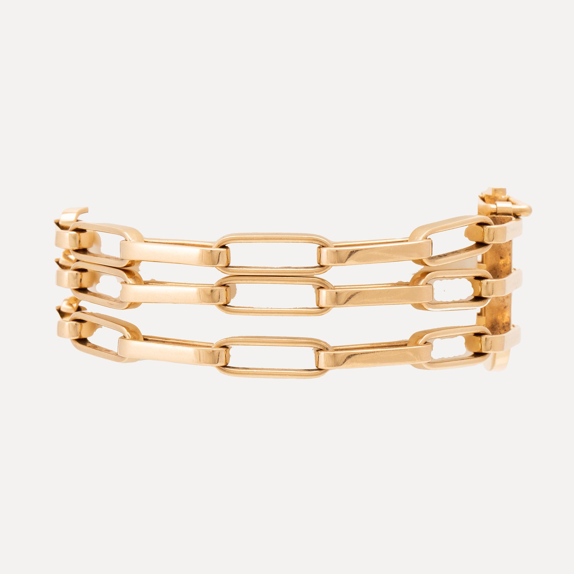 Bracelet 18K gold by Cecilia-Ki Gothenburg 1965.
