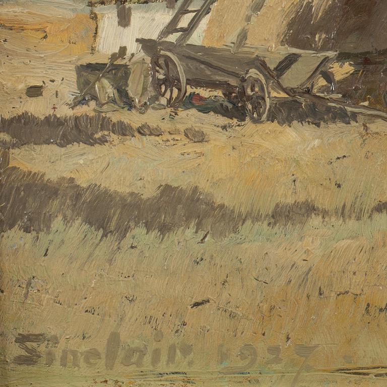 FOLKE SINCLAIR, olja på duk, signerad och daterad 1927.