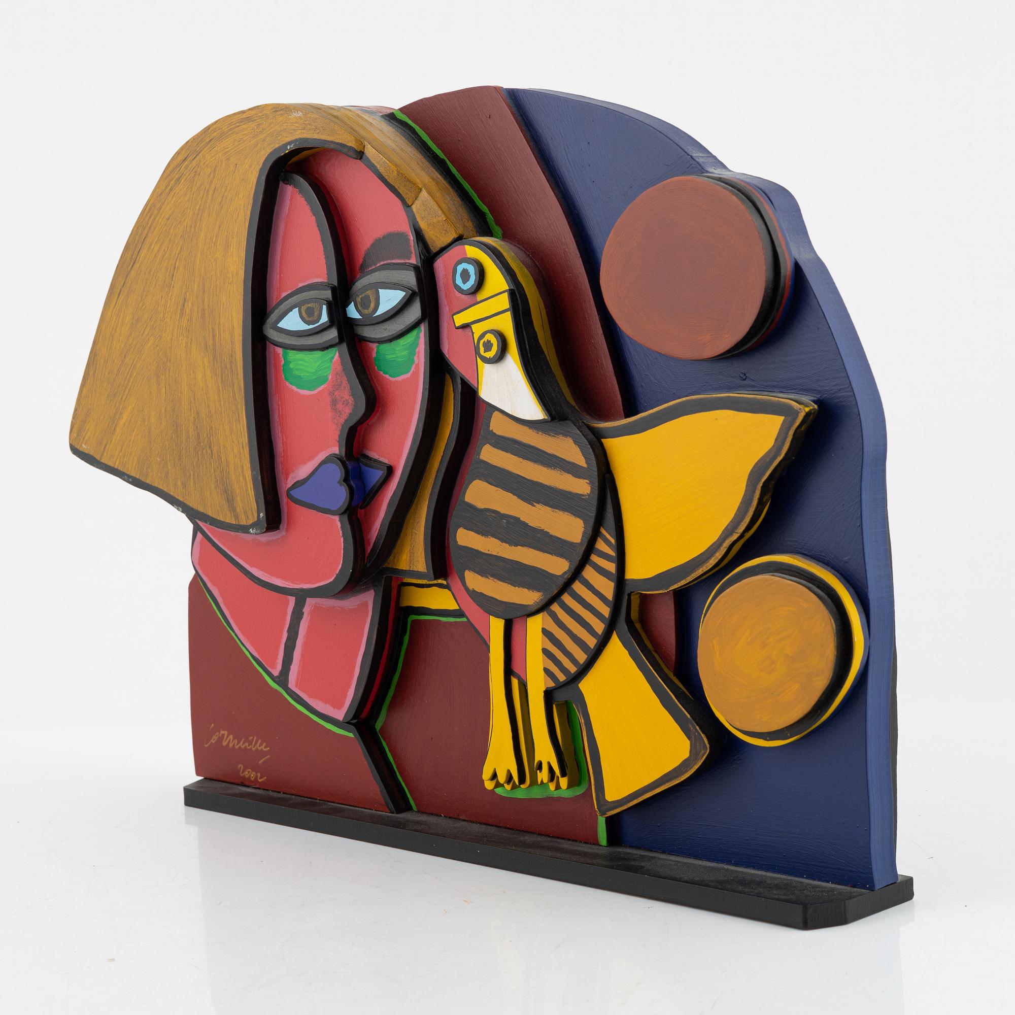 Beverloo Corneille, "Femme et oiseaux".