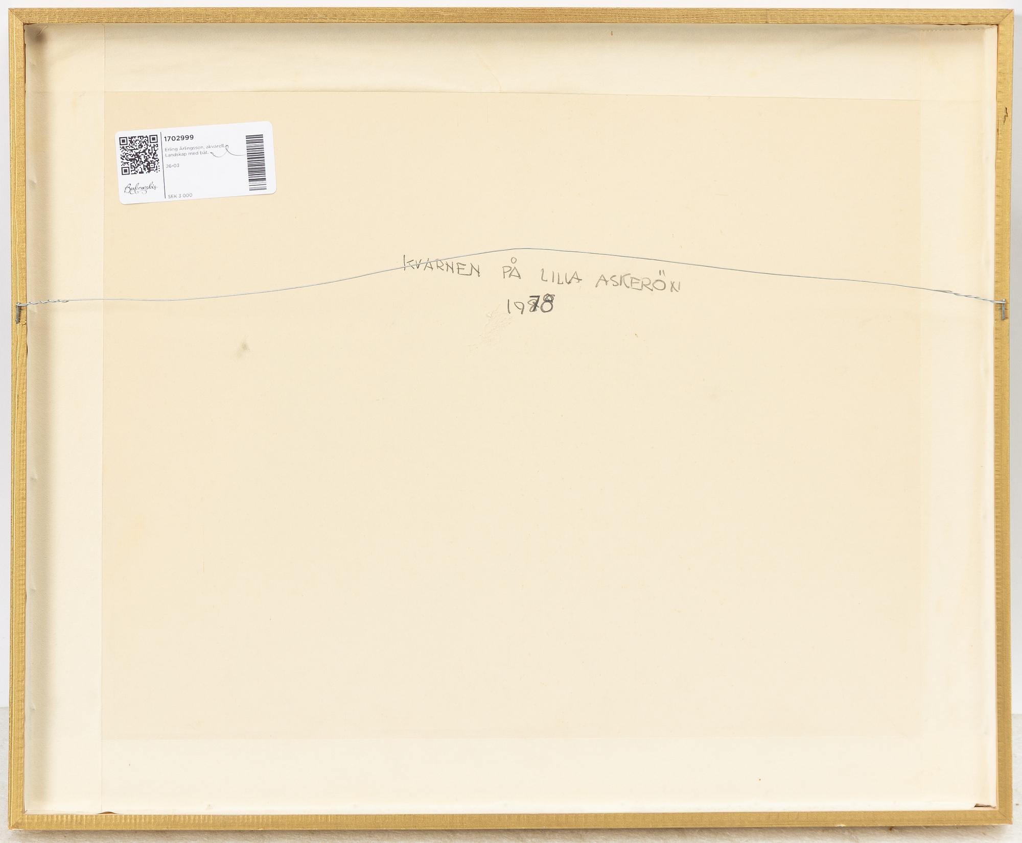 Erling Ärlingsson, "Kvarnen på Lilla Askerön".