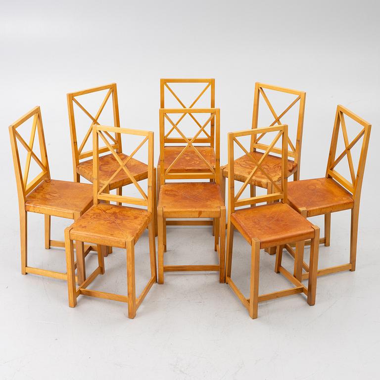 Mario Asnago & Claudio Vender, eight 'Moka' chairs, Flexform, Italy, 1990s.