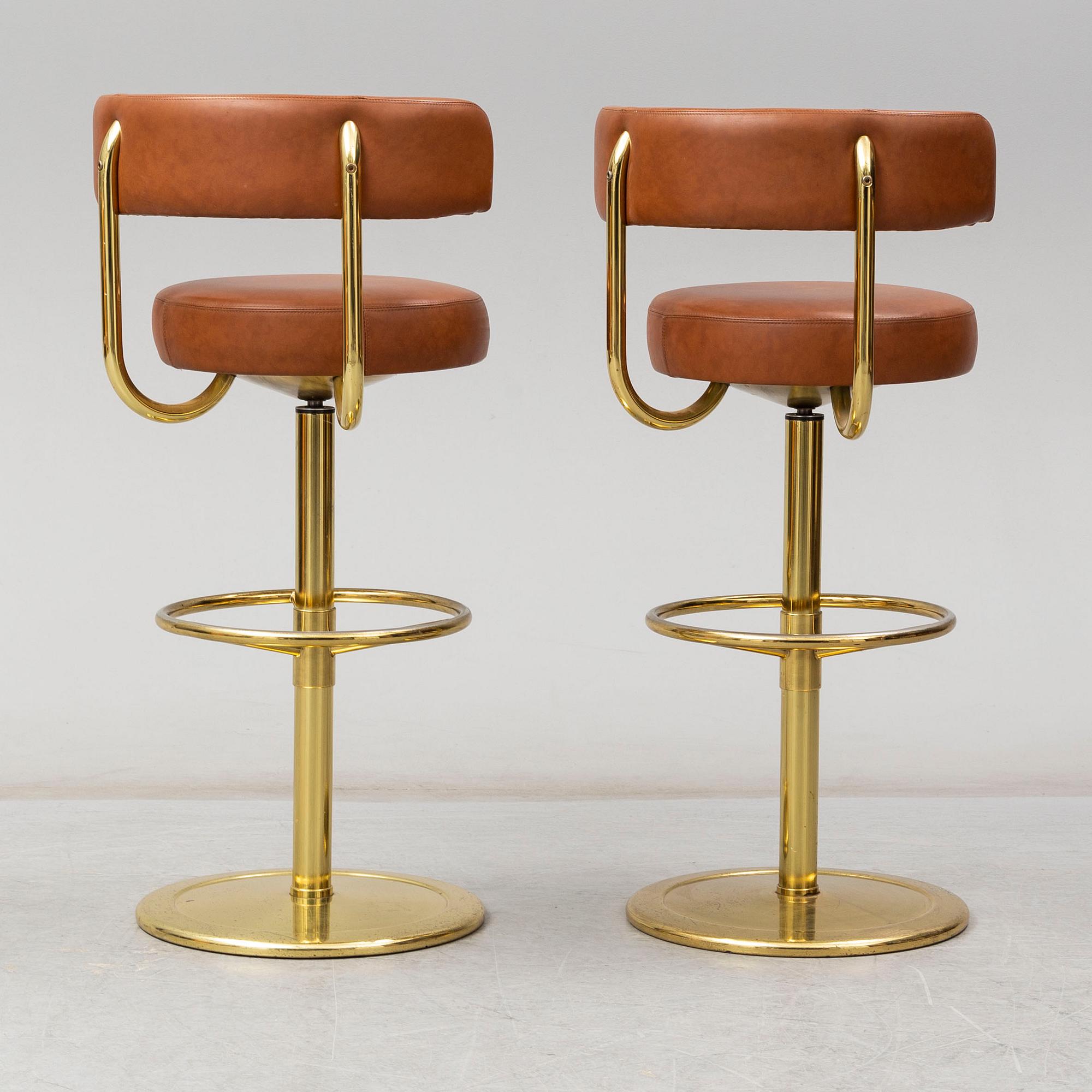 BÖRJE JOHANSON, barstolar, ett par, Johanson design, Markaryd, 1900-talets andra hälft.