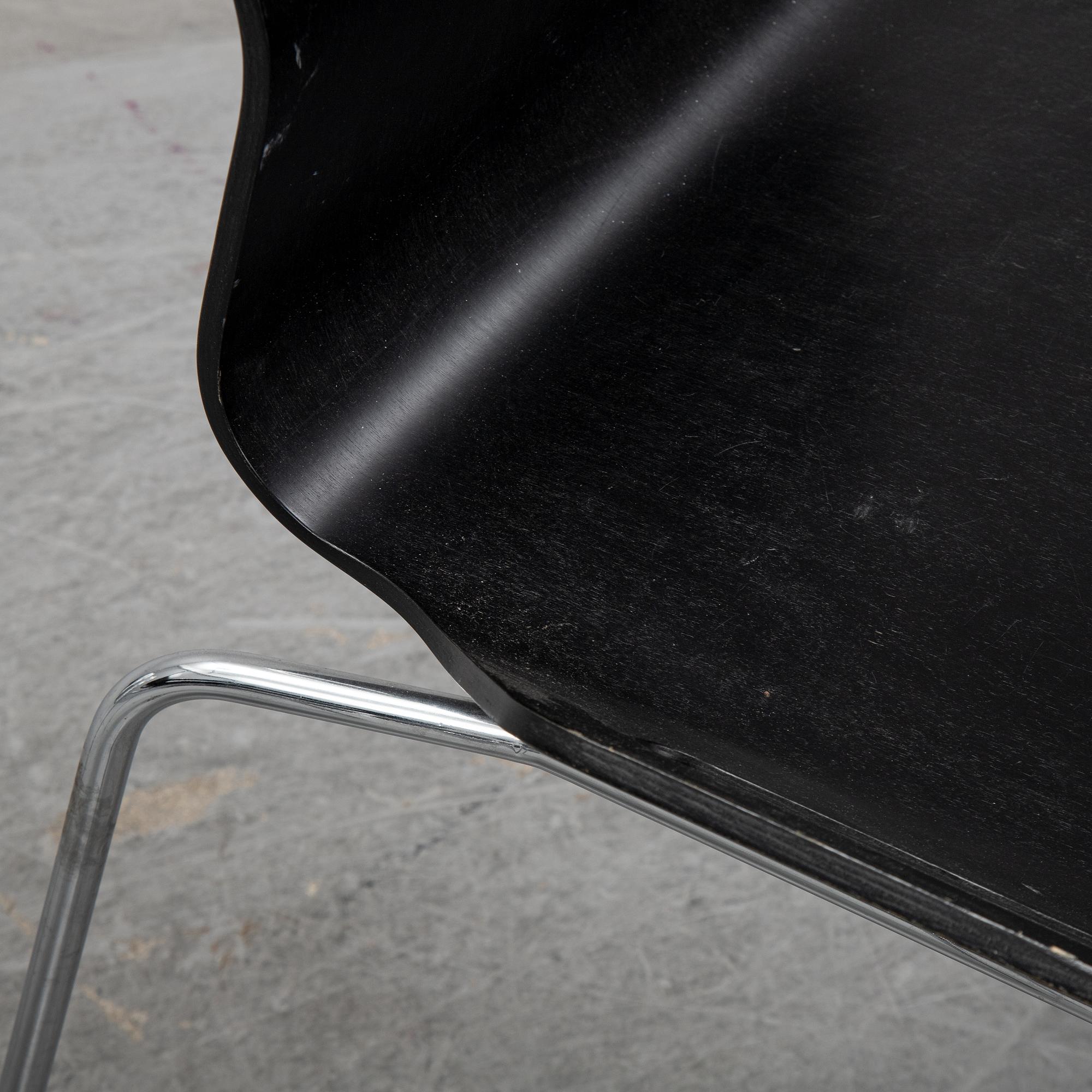 BJÖRN DAHLSTRÖM, six model B6 chairs from CBI, 1990's.