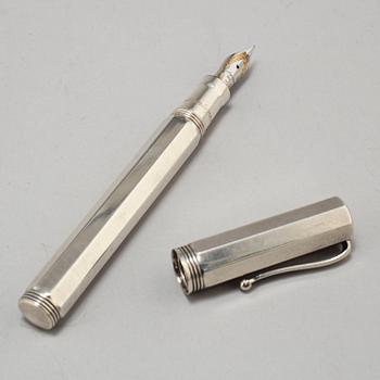 An Italien 20th century sterling silver "Fountain pen", Montegrappa.
