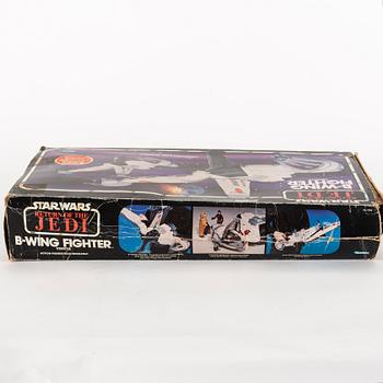 STAR WARS, B-wing fighter och Y-wing fighter i kartonger, 1983.