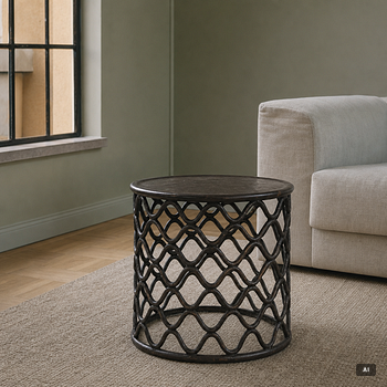 A side table, Walles & Walles, contemporary.