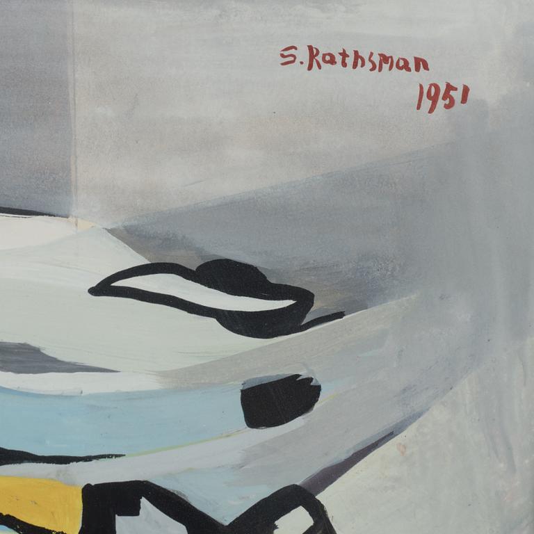 Siri Rathsman, blandteknik. Signerad och daterad 1951.