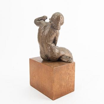 Johannes Hansen,  a signed bronze sculpture.