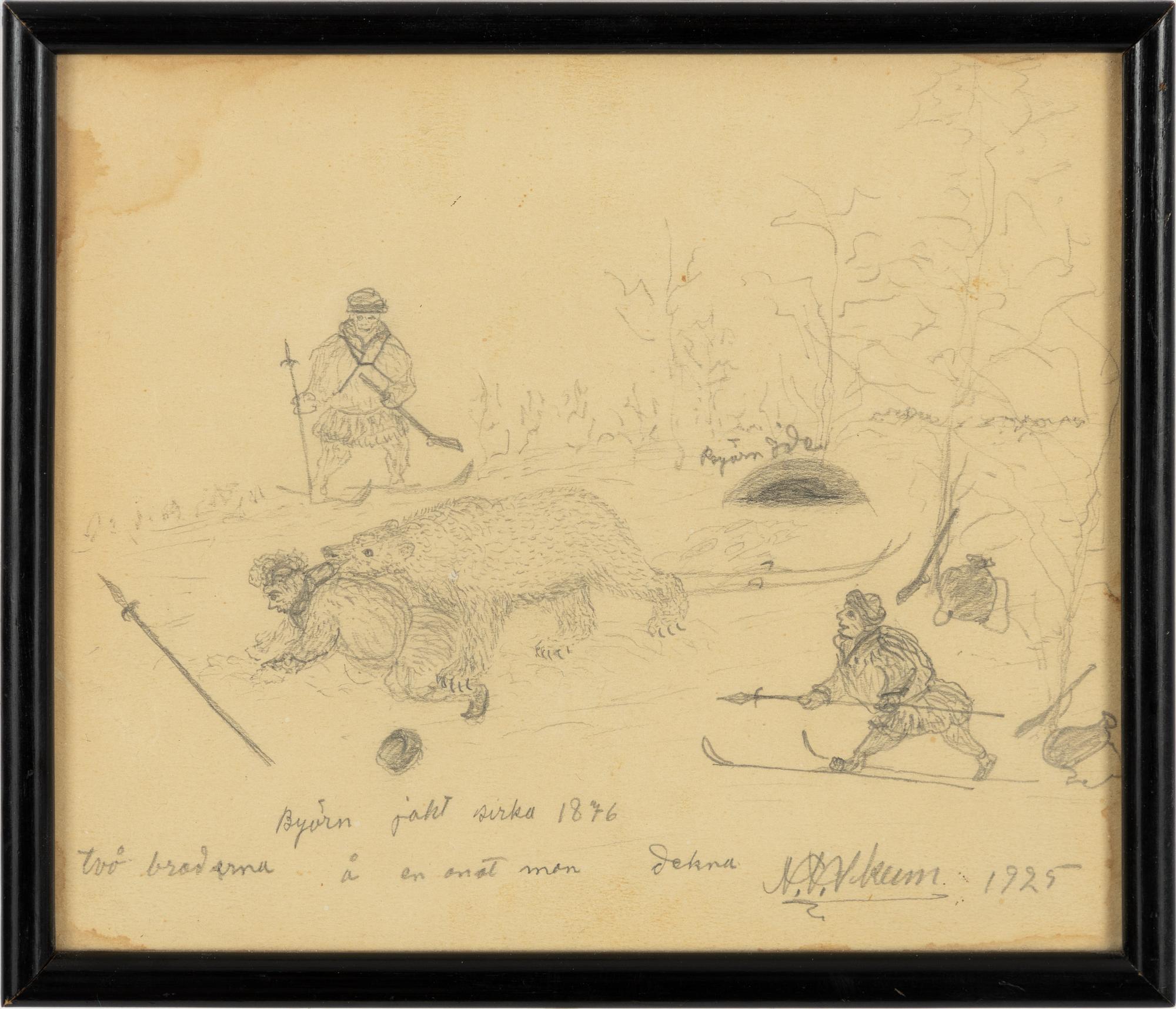 Nils Nilsson Skum, Bear Hunt.
