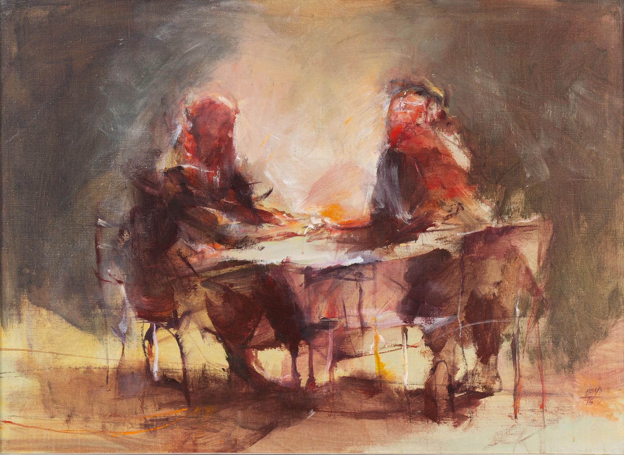 Berndt Wennström, olja på duk, signerad.