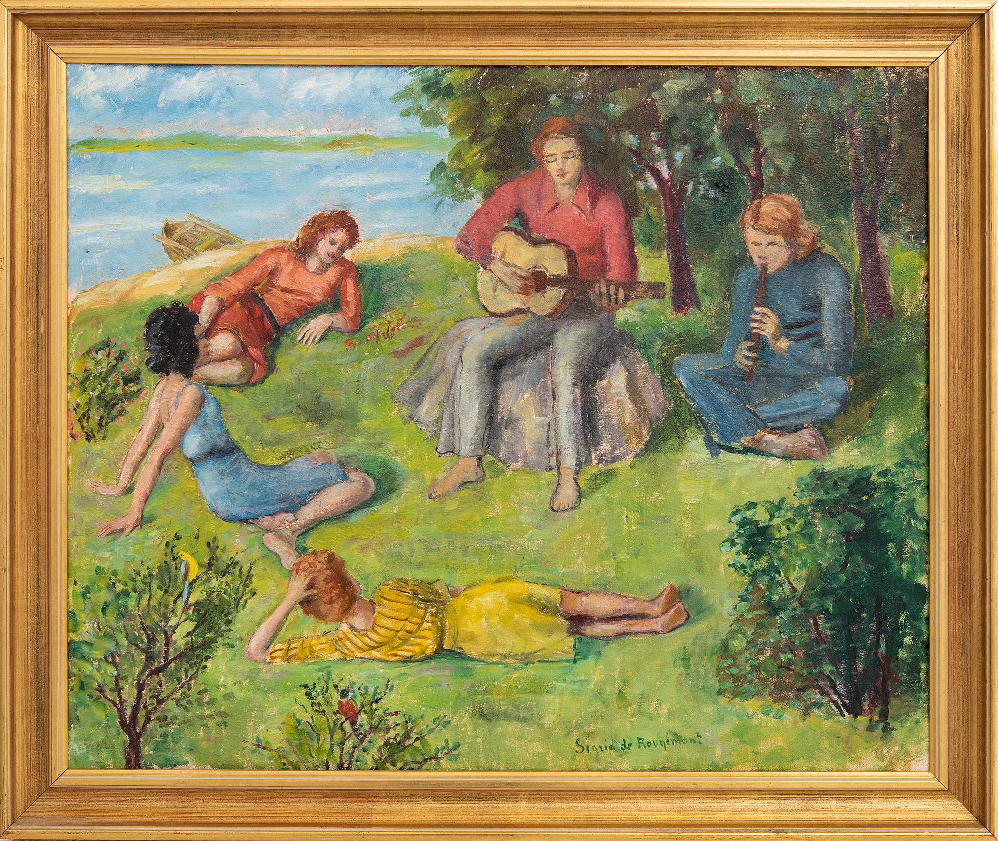 Sigrid Wahlström de Rougemont, "Music Hour at Djurgården".