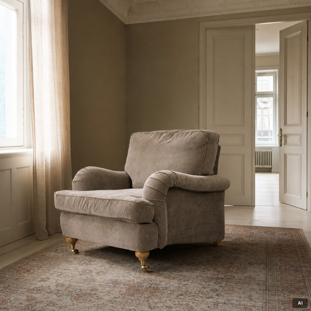 A model Howard armchair, central Europe, 21st century.