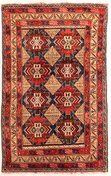 Matta Orientalisk semiantik ca 298x210 cm.