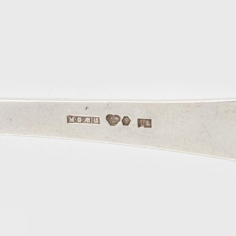 Silver Cutlery, including mark of O Sjögren, Göteborg 1922 (40 pieces).