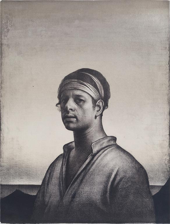 ODD NERDRUM, etsning, signerad, AP - PT.