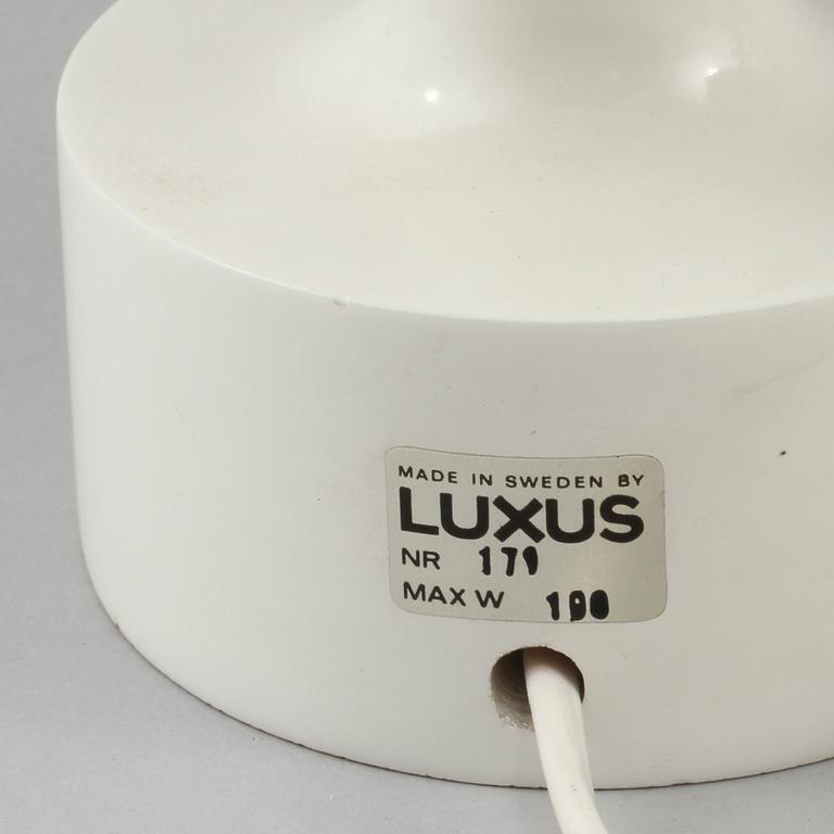 BORDSLAMPOR, ett par, "Flens", Uno och Östen Kristiansson, Luxus, 1960-tal.