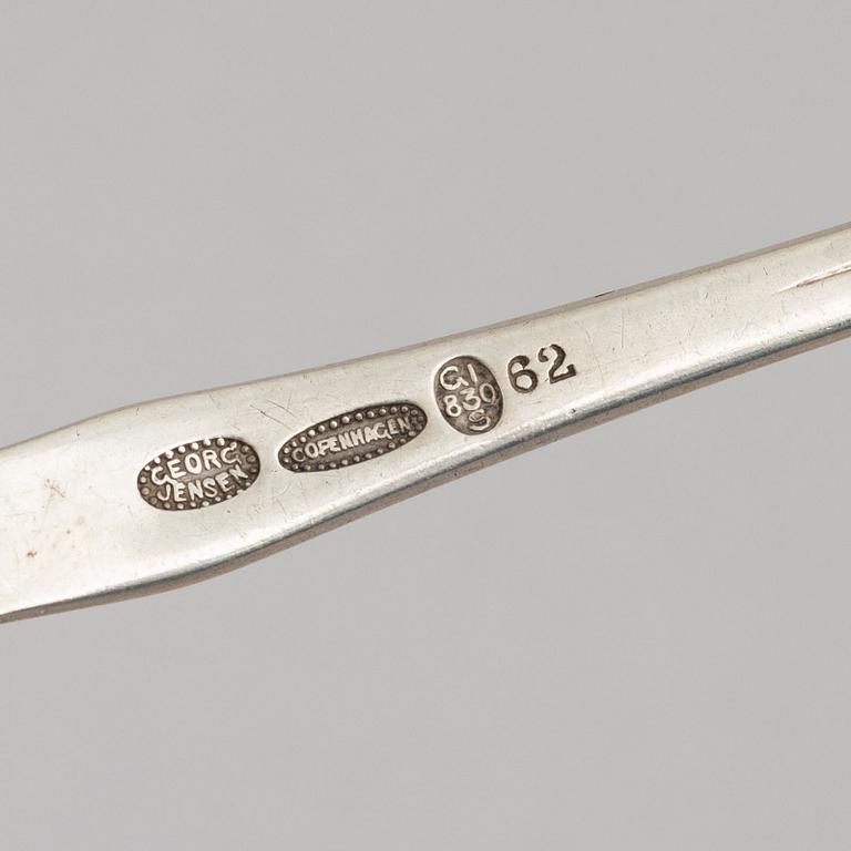 Georg Jensen, serving spoon, silver, Denmark 1915-19.