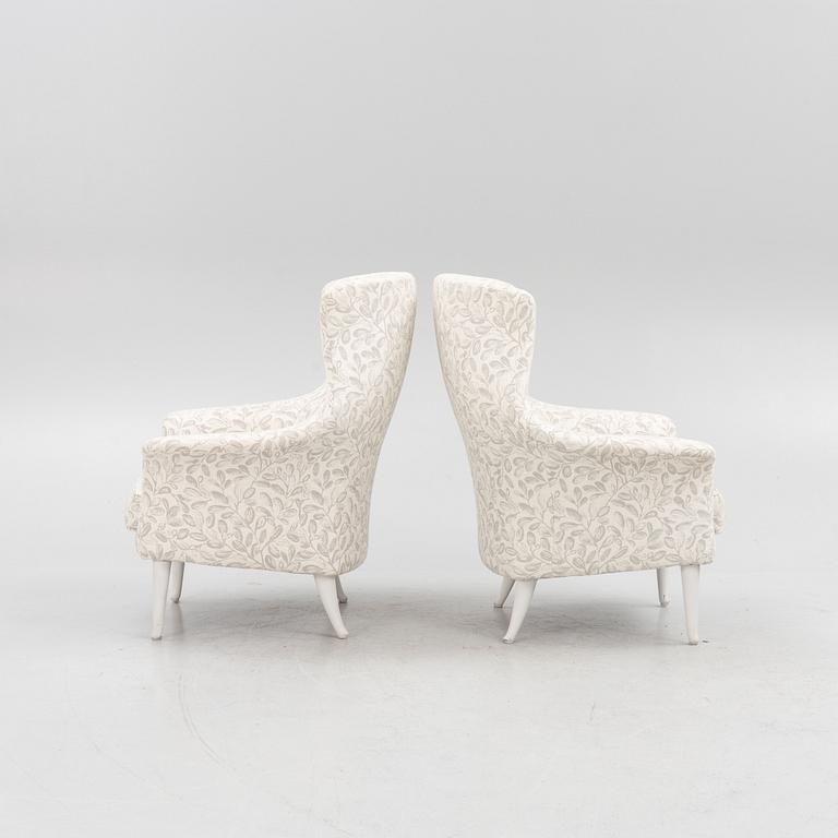 Kerstin Hörlin-Holmquist, armchairs, a pair, from the "Paradiset" series, Nordiska Kompaniet.