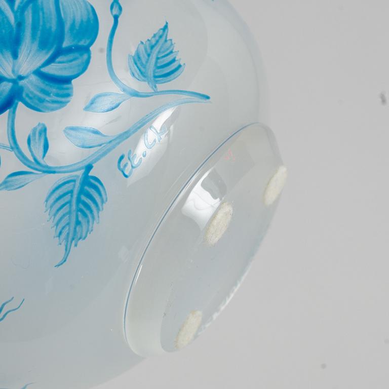 Eva Englund, skålar, glas, Orrefors, signerade.