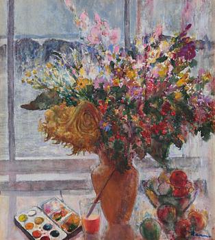 696. Eerik Haamer, Flower Still Life.