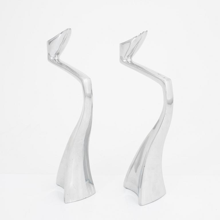 Matthew Hilton, ljusstakar, ett par, "Swan", Escapade.