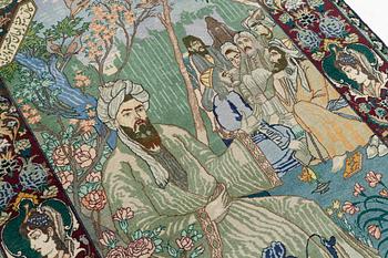 Rug, Tabriz, circa 152 x 101 cm.