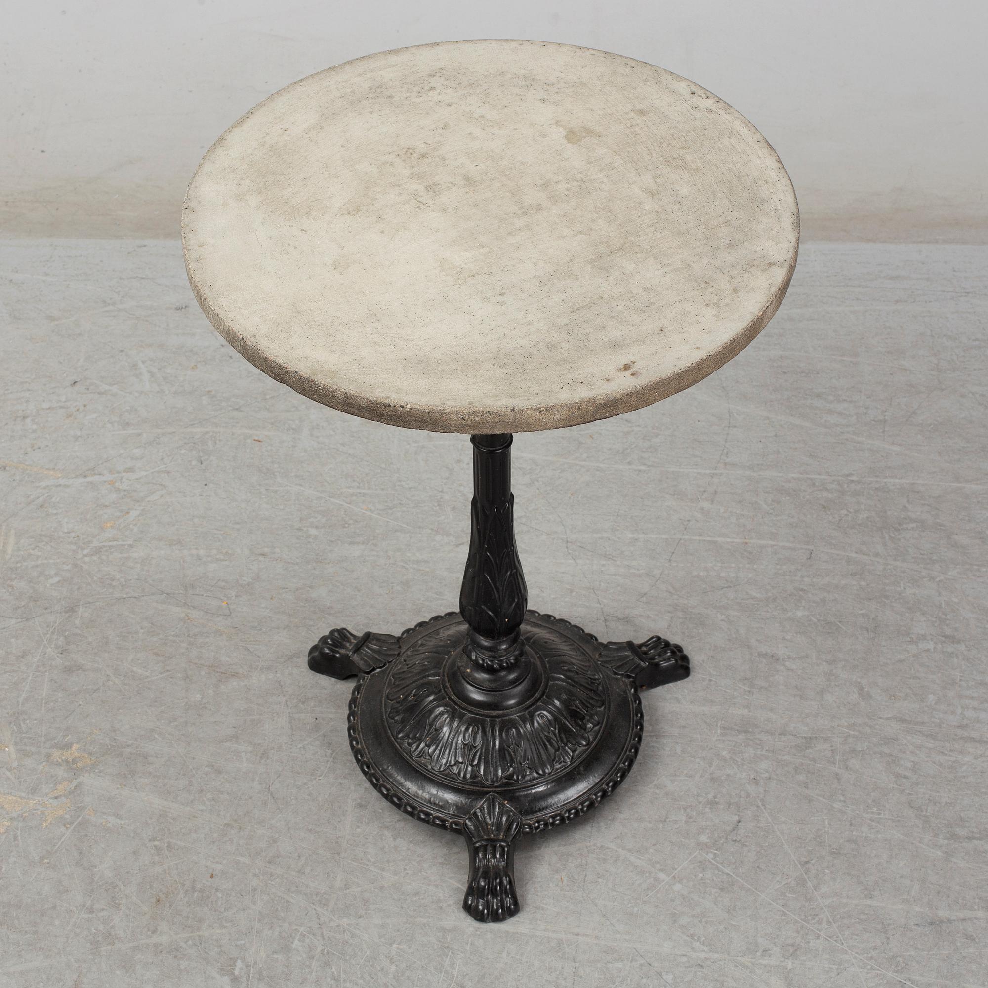 A garden table by Byarums Bruk, second half of the 20th century.