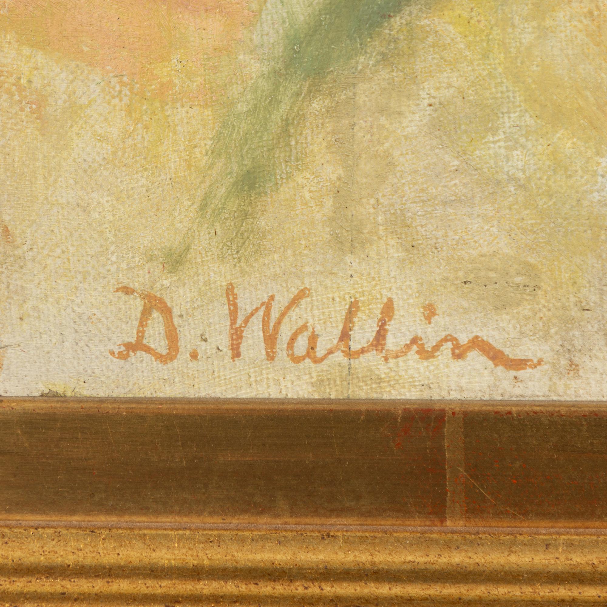 David Wallin, Porträtt i halvprofil.