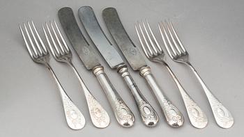 BESTICK, nysilver, A.G. Dufva, 1900-talets början.