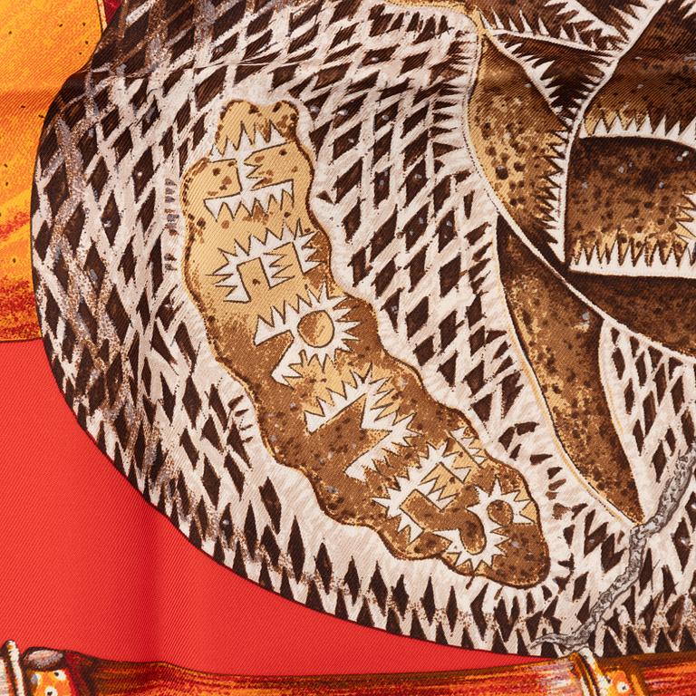 Hermès, scarf, "Jardin Créole".