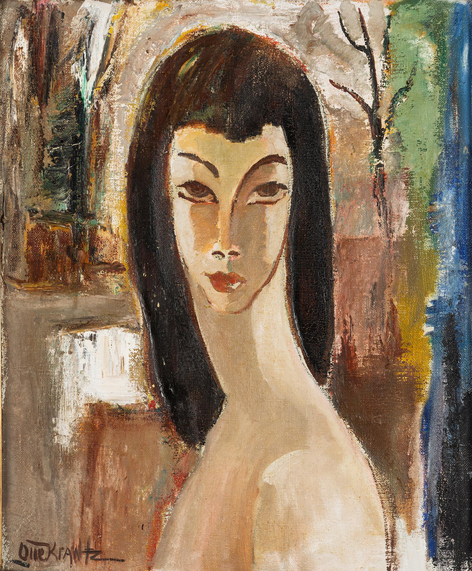 Olle Krantz, oil on canvas, signed.