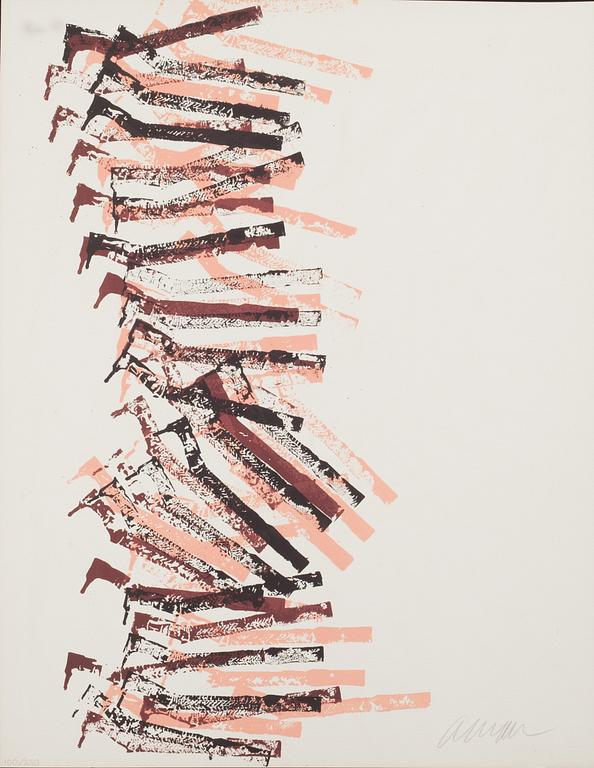 FERNANDEZ ARMAN, mapp med 5 färglitografier, signerade och numrerade 100/250.